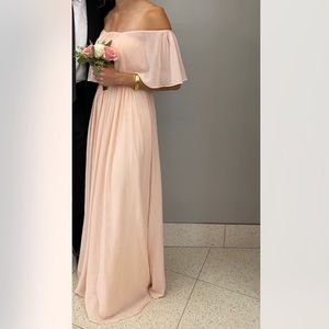 Light pink formal/ bridesmaid dress- like new!